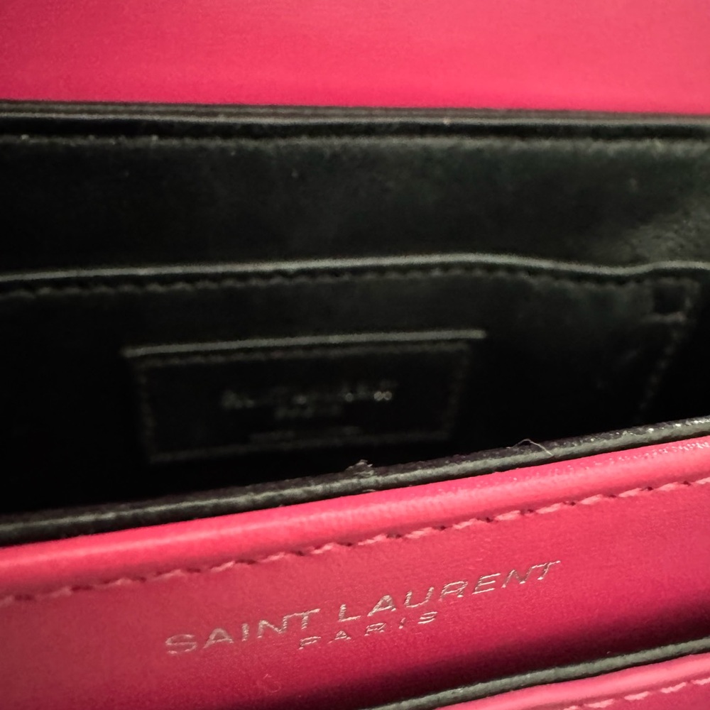 Saint Laurent Calfskin Solferino Fuschia Limited Edition Purse - Picture 14 of 15